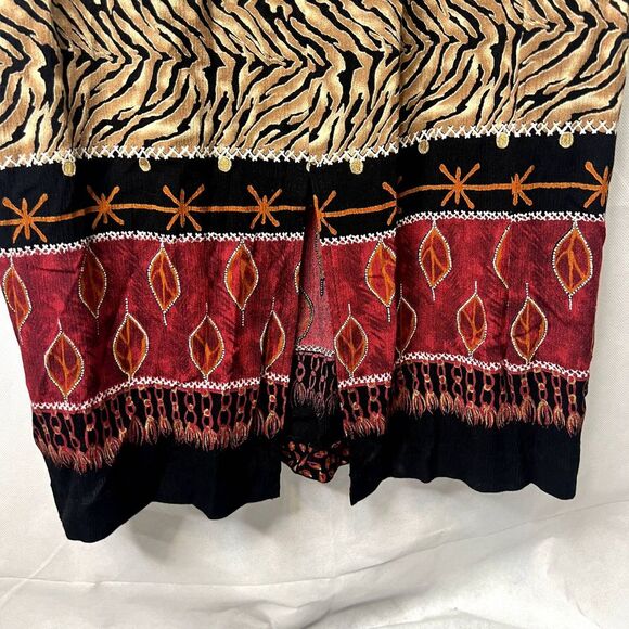 Sheri Martin Vintage Tribal Sleeveless Dress Plus Size 16‎ - Picture 4 of 8